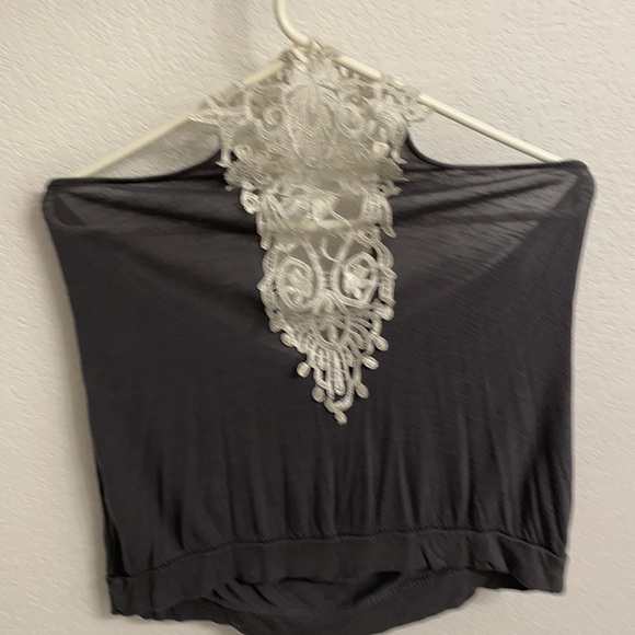 Touch Blue halter top - Picture 3 of 5